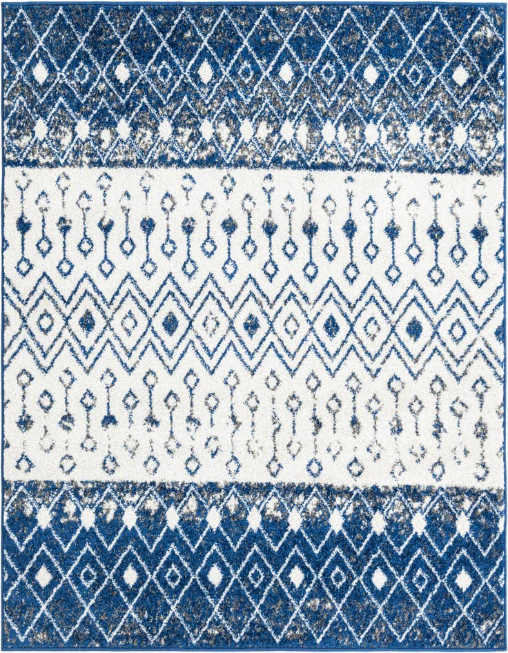Detail image of 5' 3 x 5' 3 Moroccan Trellis Square Rug