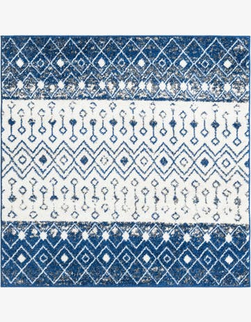 5' 3 x 5' 3 Moroccan Trellis Square Rug