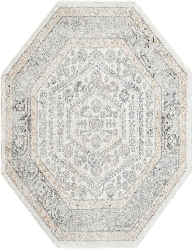 Detail image of 5' 3 x 5' 3 Aurelia Octagon Rug