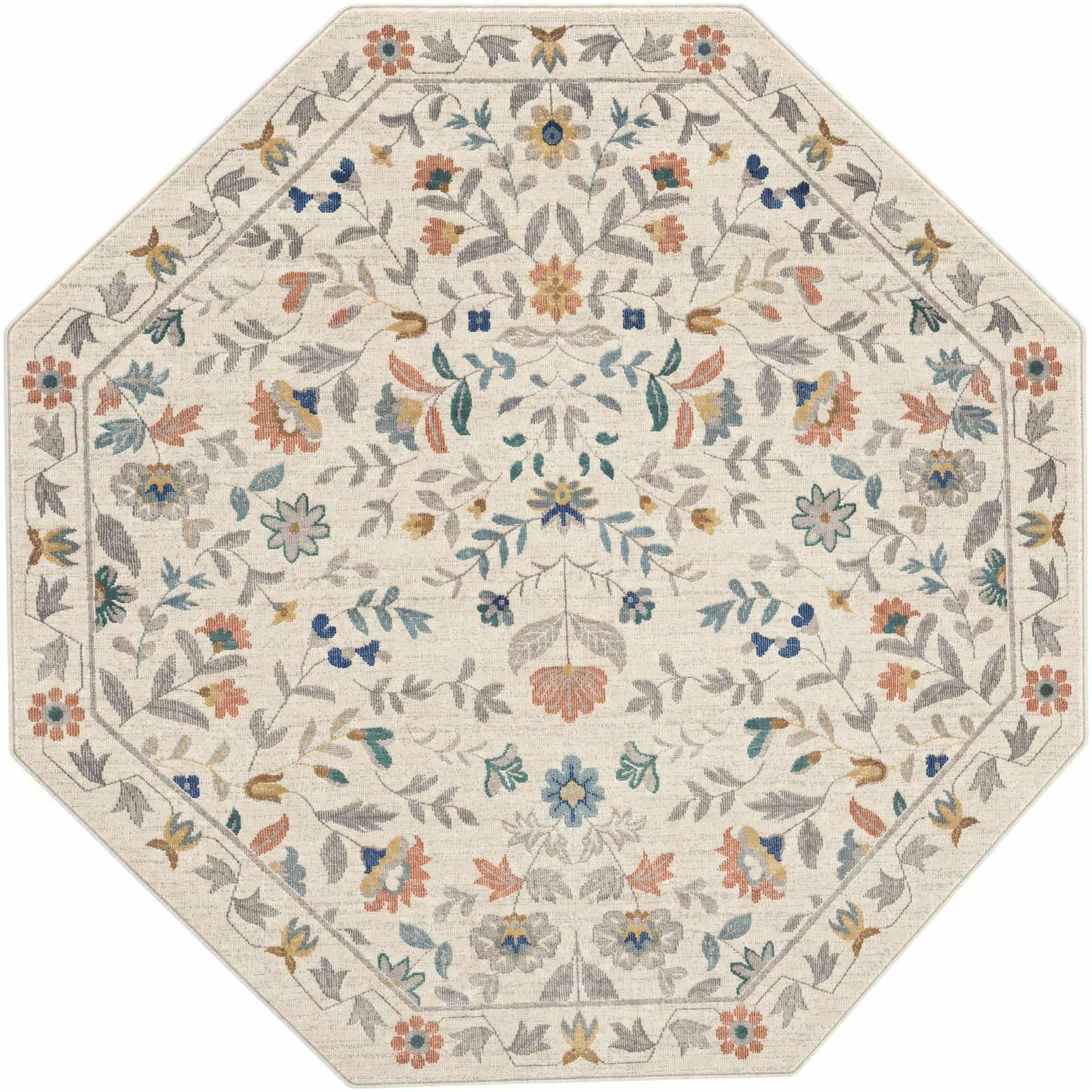 185cm x 185cm Blossom Octagon Rug