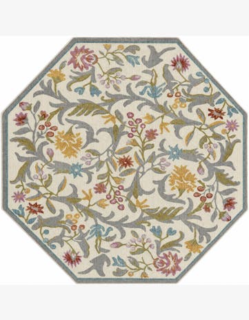 185cm x 185cm Blossom Achthoek Vloerkleed