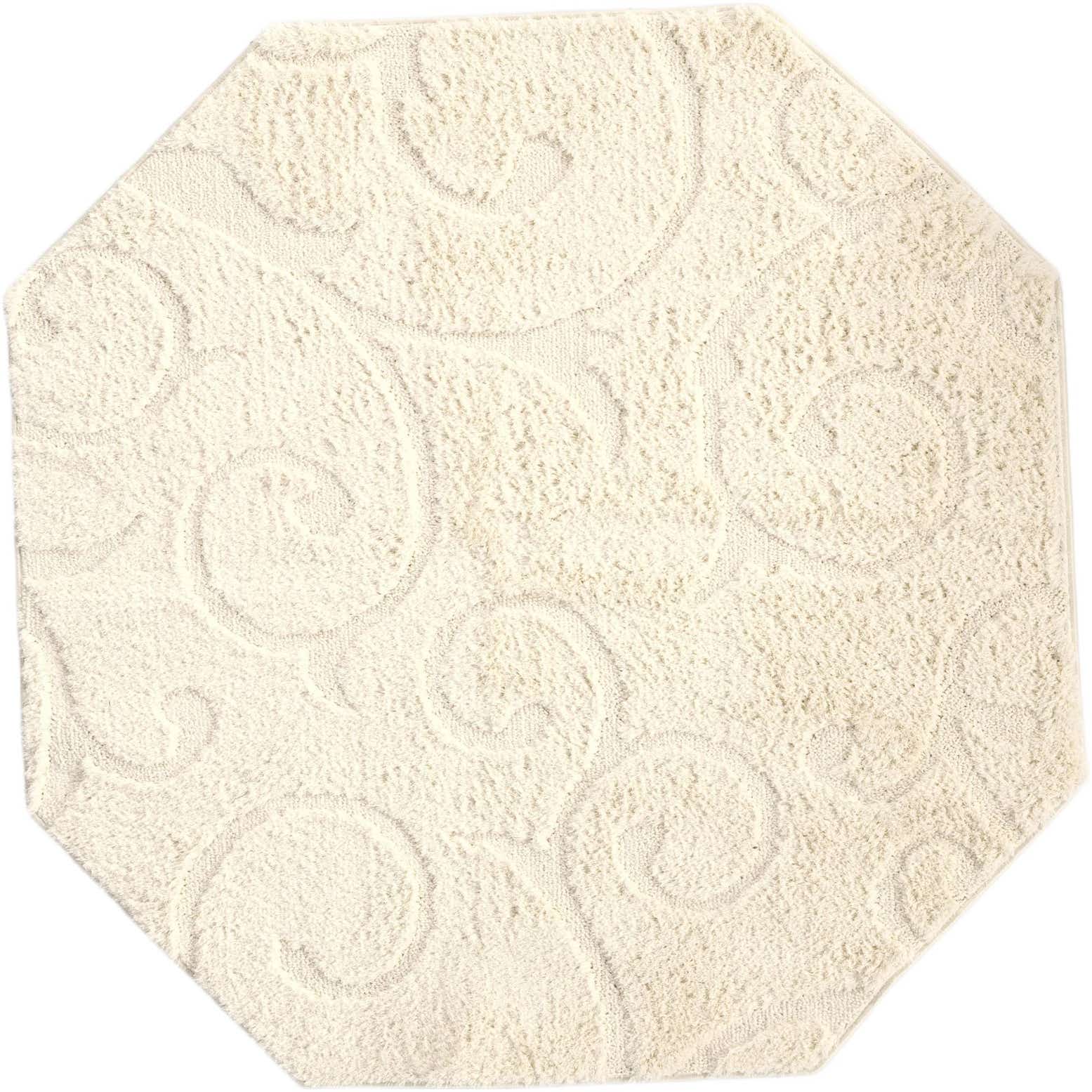 5' x 5' Botanical Shag Octagon Rug