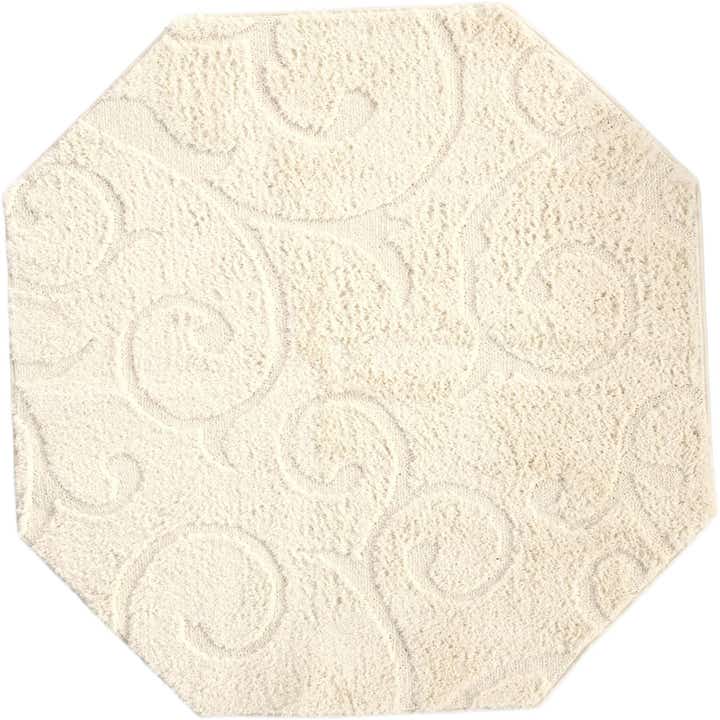 5' x 5' Botanical Shag Octagon Rug