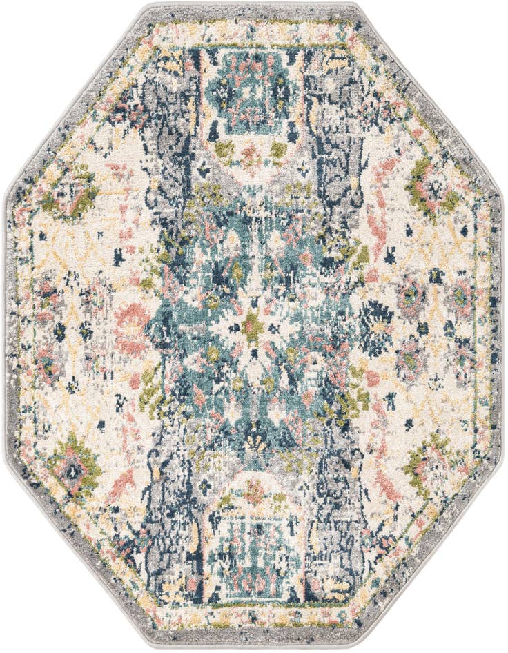 Detail image of 4' 1 x 4' 1 Charleston Octagon Rug
