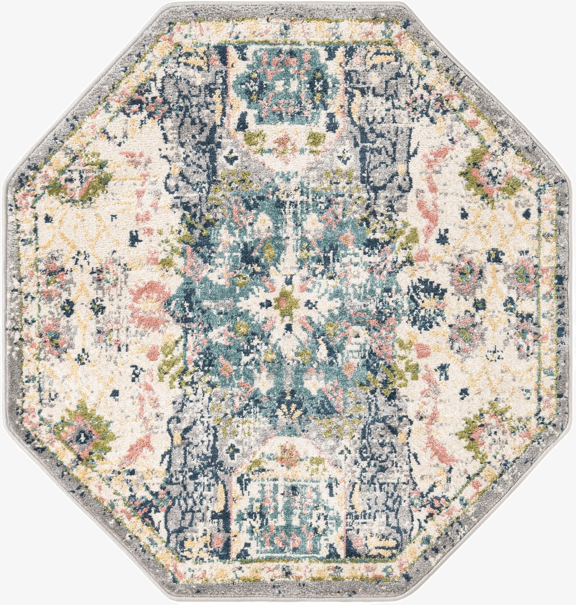 4' 1 x 4' 1 Charleston Octagon Rug