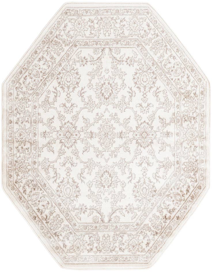 Detail image of 5' 3 x 5' 3 Charlotte Octagon Rug