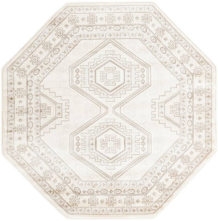 Detail image of 5' 3 x 5' 3 Charlotte Octagon Rug