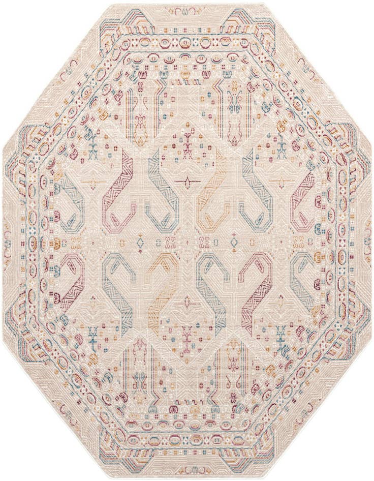 Detail image of 7' 10 x 7' 10 Deepa Octagon Rug