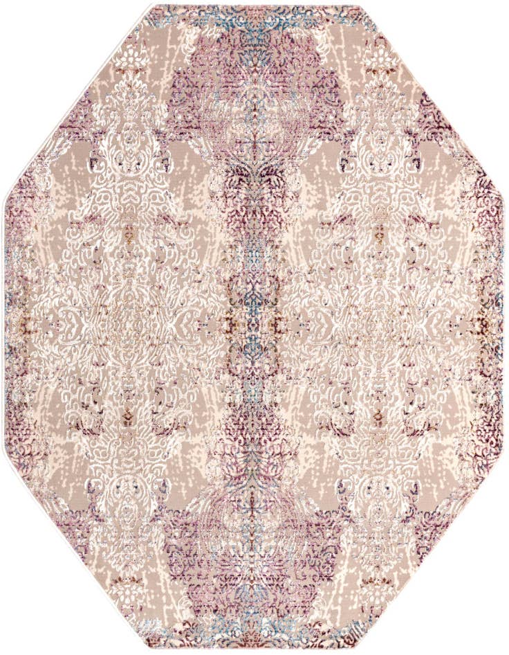 Detail image of 5' 3 x 5' 3 Deepa Octagon Rug