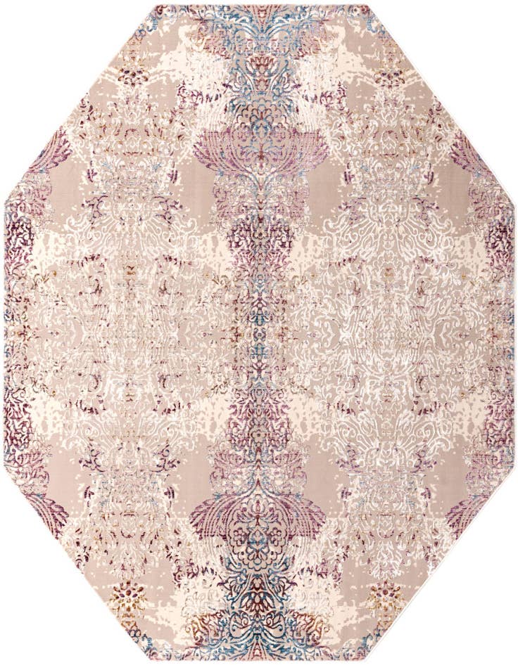Detail image of 7' 10 x 7' 10 Deepa Octagon Rug