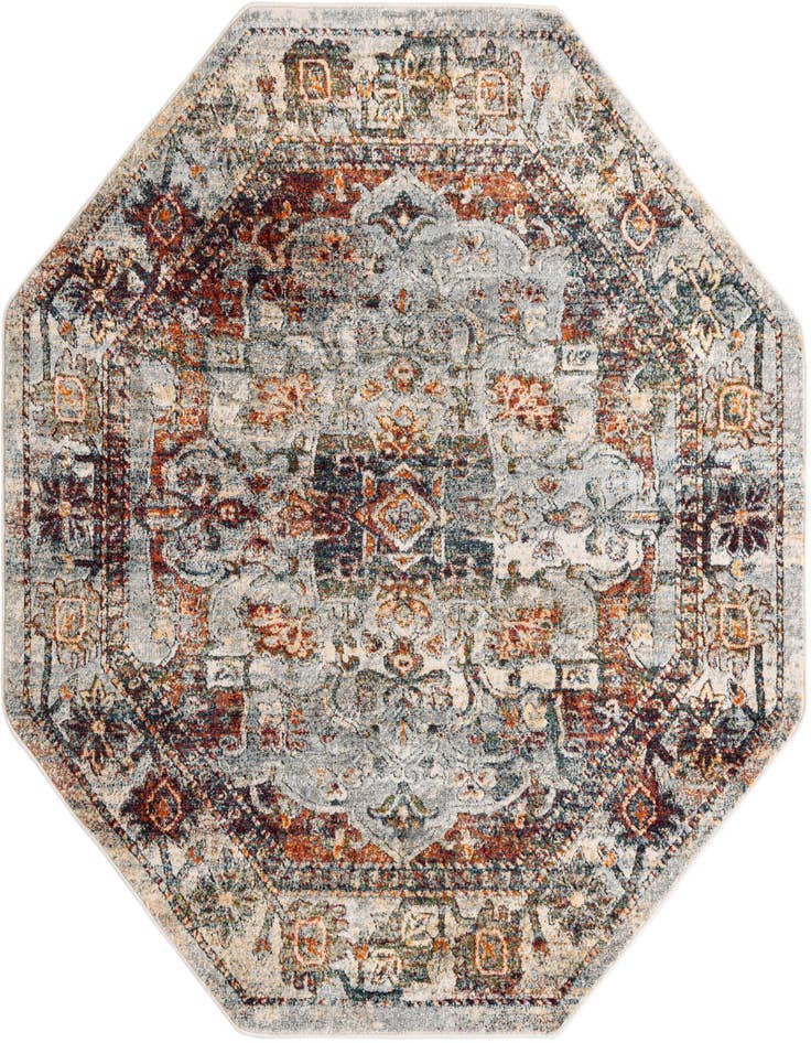 Detail image of 6' 1 x 6' 1 Isabella Octagon Rug