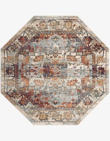 7' 10 x 7' 10 Isabella Octagon Rug