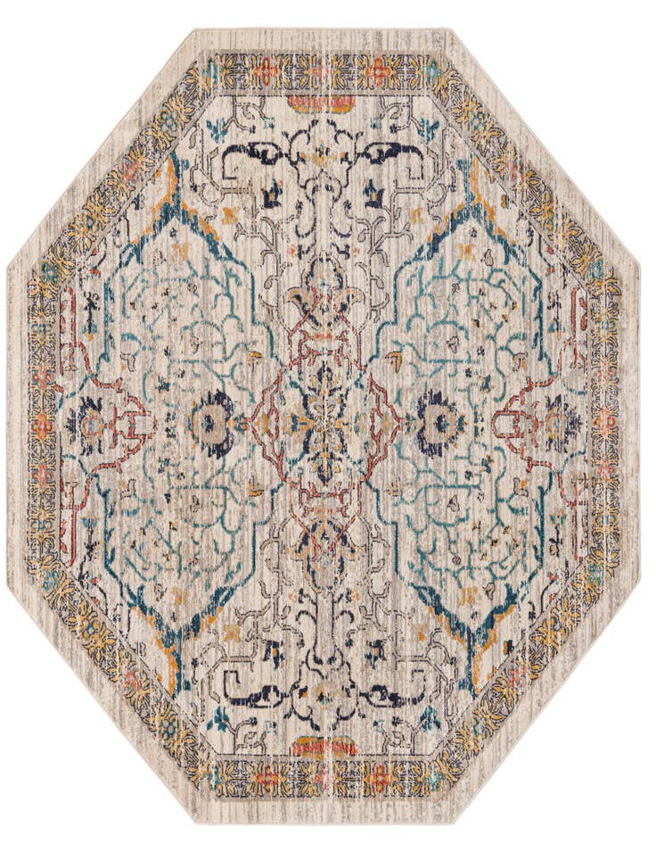 Detail image of 7' 10 x 7' 10 Lola Octagon Rug