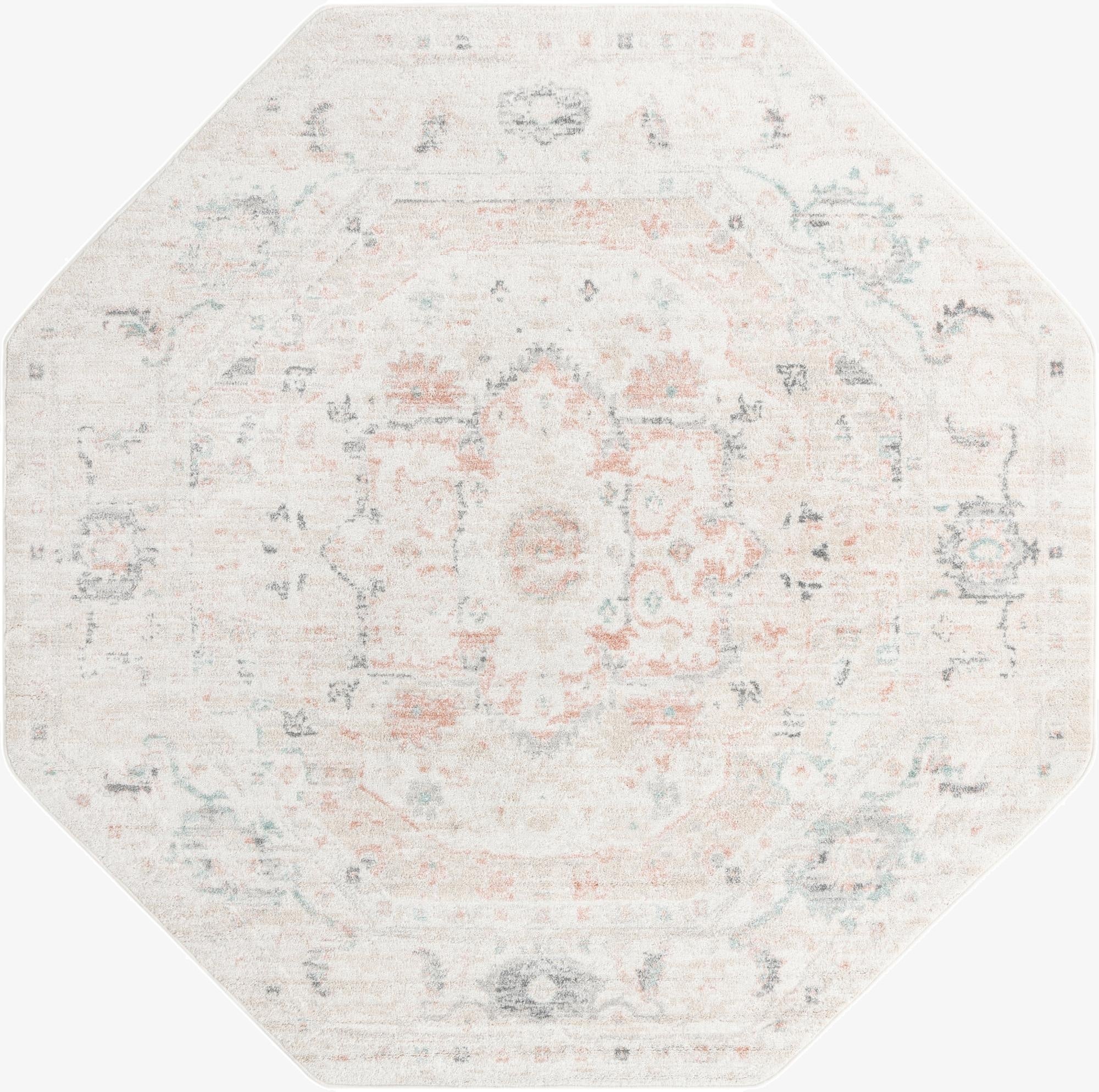 7' 10 x 7' 10 Madeline Vintage Octagon Rug