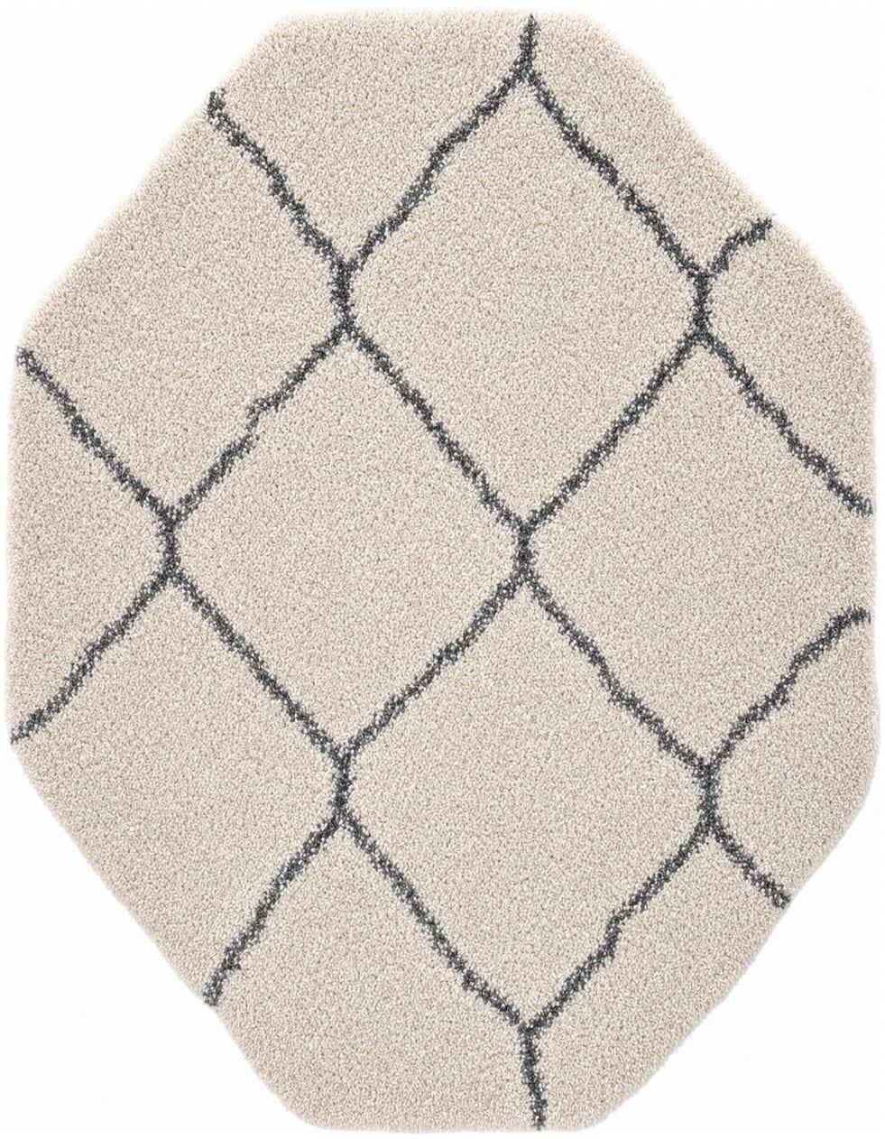 4' x 4' Marrakesh Shag Octagon Rug