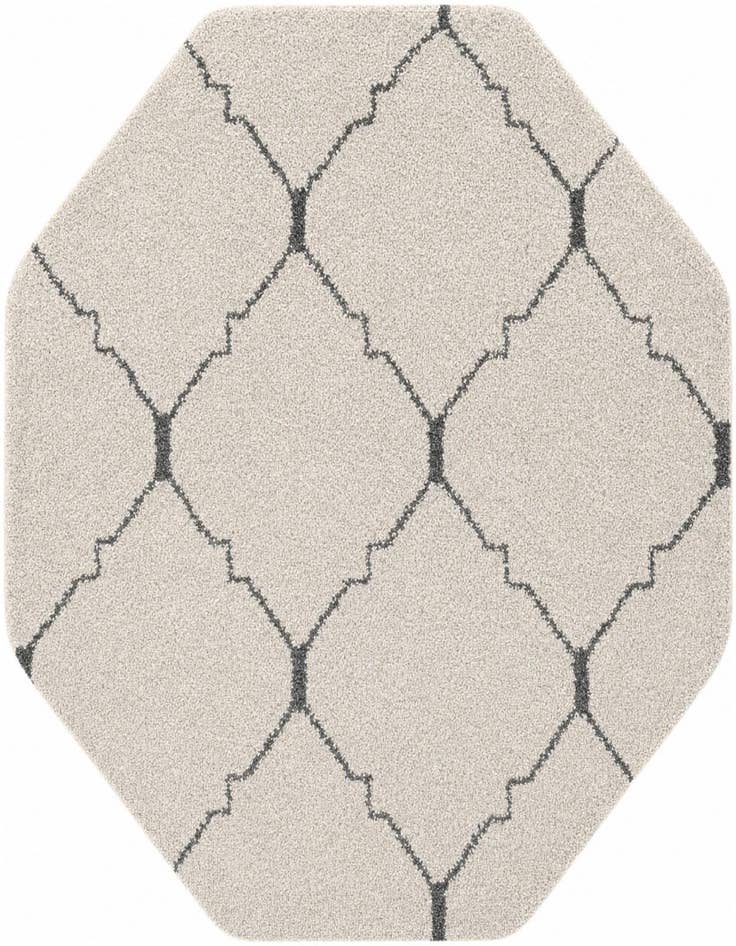 Detail image of 5' 3 x 5' 3 Marrakesh Shag Octagon Rug