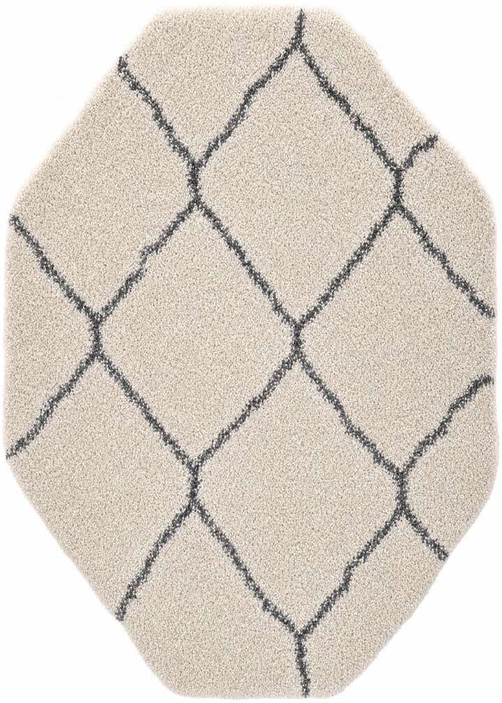 4' x 4' Moroccan Shag Octagon Rug