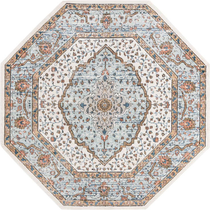 Detail image of 7' x 7' Nyla Octagon Rug