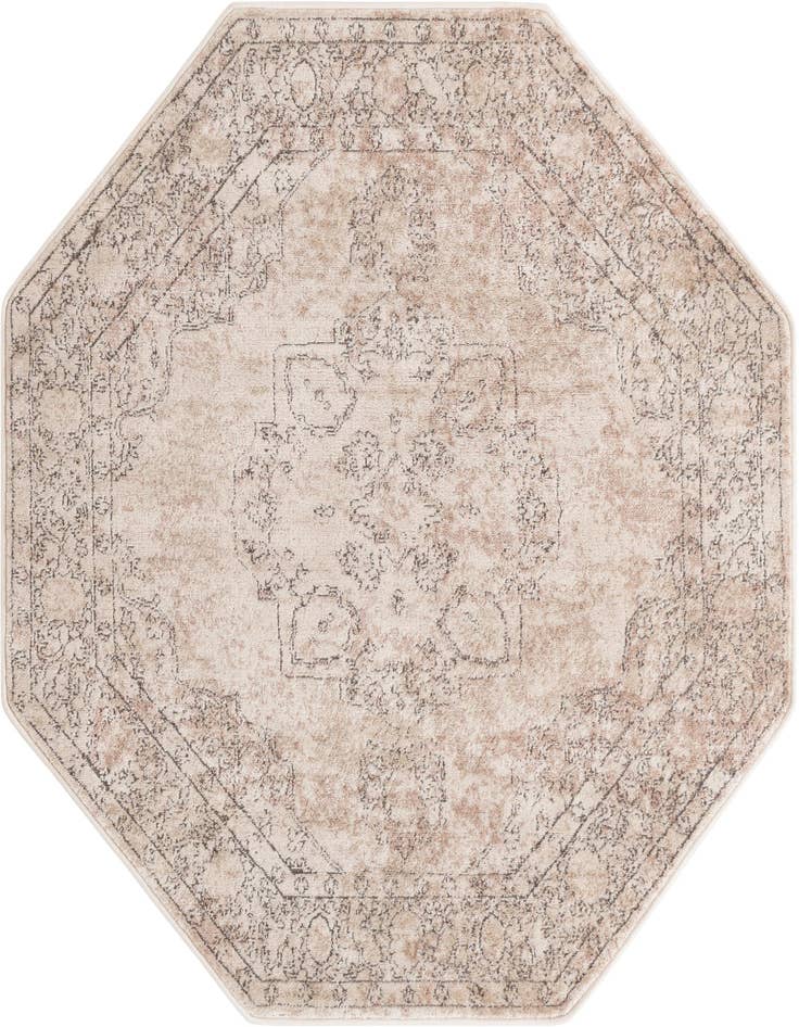 Detail image of 5' 3 x 5' 3 Oregon Octagon Rug