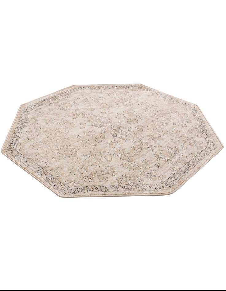 Detail image of 5' 3 x 5' 3 Oregon Octagon Rug