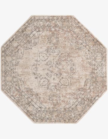 Ivory Oregon Octagon Rug