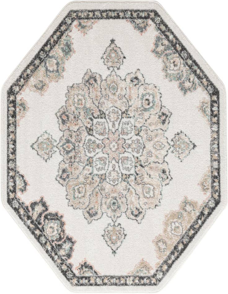 Detail image of 5' x 5' Parker Octagon Rug