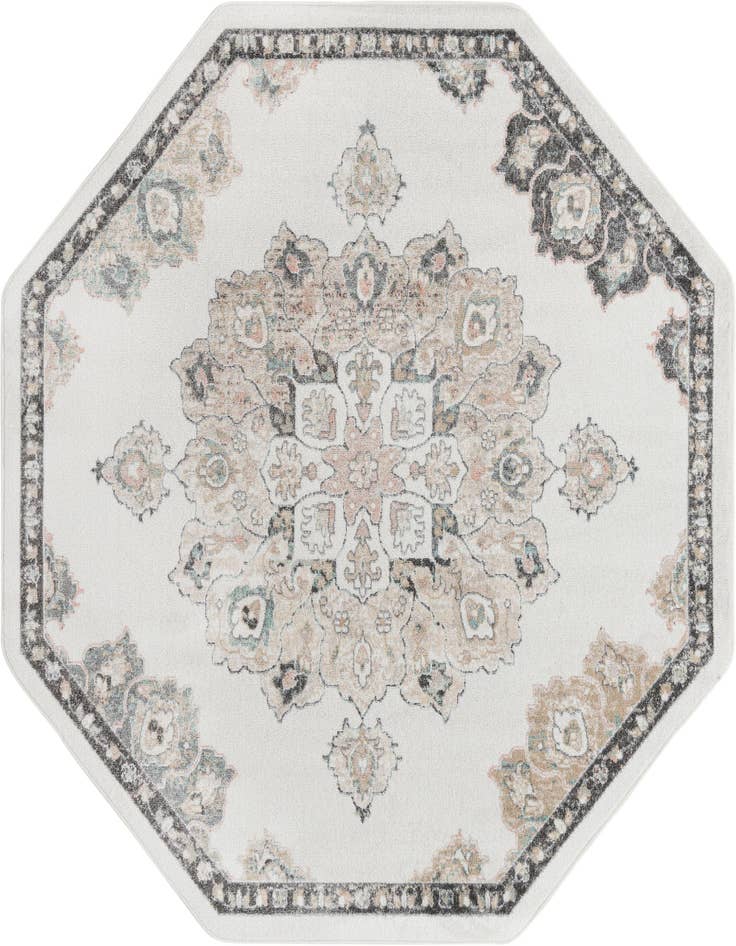 Detail image of 7' 10 x 7' 10 Parker Octagon Rug