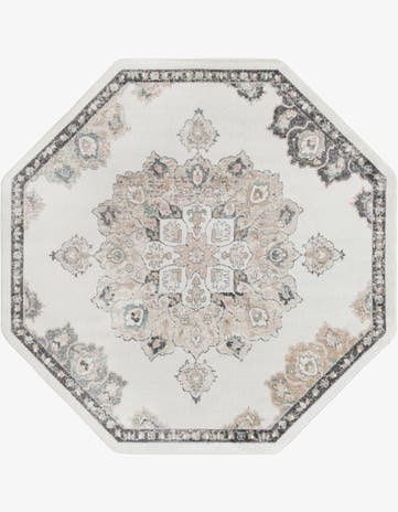 Ivory Parker Octagon Rug