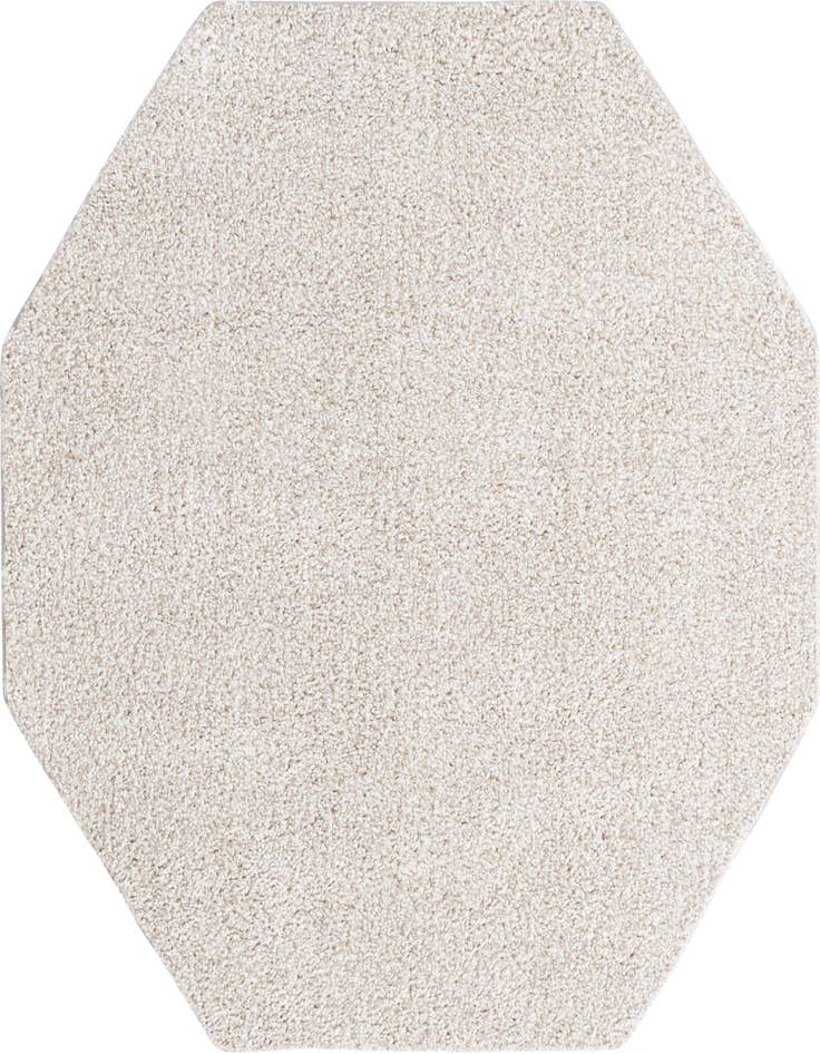 Detail image of 5' x 5' Solid Frieze Octagon Rug