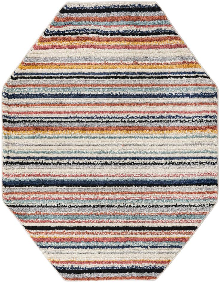 Detail image of 5' 3 x 5' 3 Tagine Octagon Rug