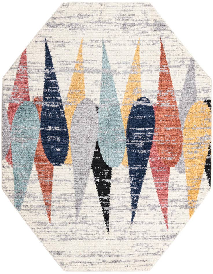 Detail image of 7' 10 x 7' 10 Tagine Octagon Rug