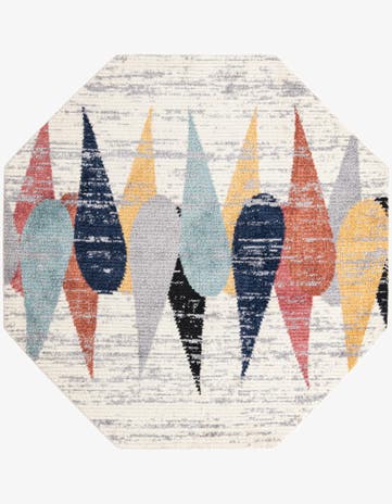 Ivory Tagine Octagon Rug