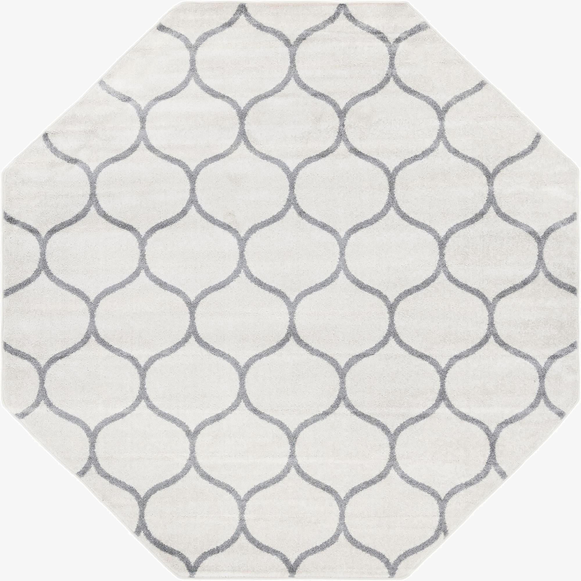 7' 10 x 7' 10 Trellis Frieze Octagon Rug