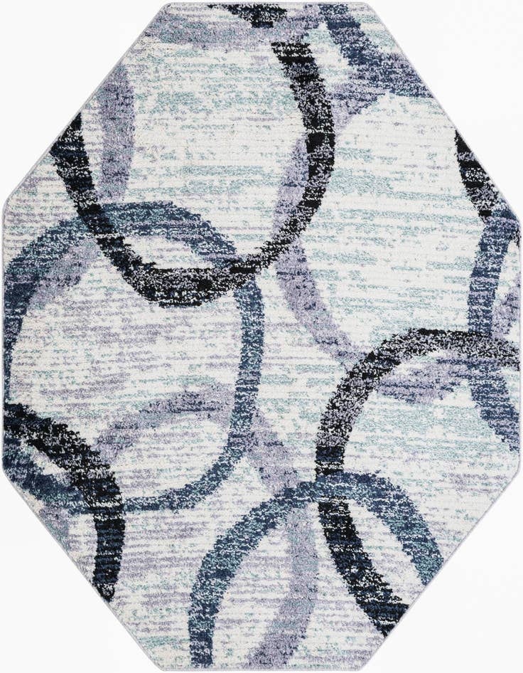 Detail image of 7' 1 x 7' 1 Tucson Octagon Rug