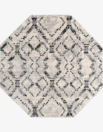 Ivory Tucson Octagon Rug