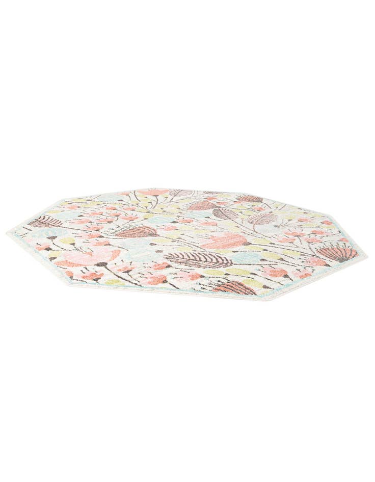 Detail image of 7' 10 x 7' 10 Whimsy Kids Octagon Rug