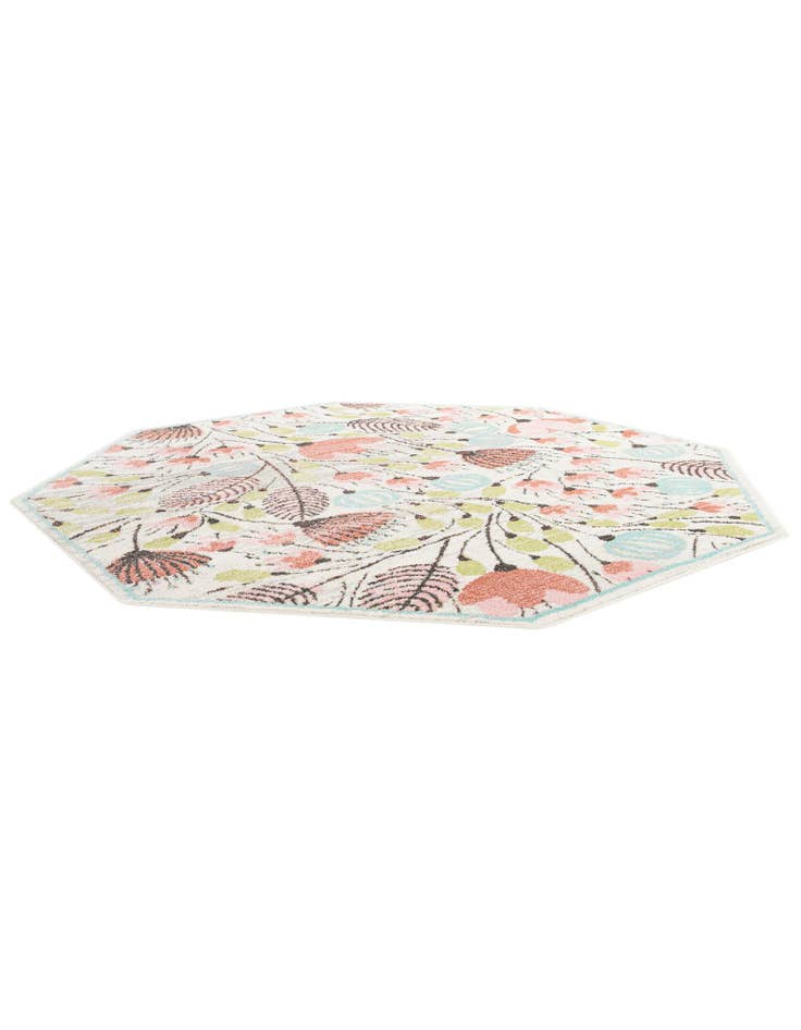 Detail image of 7' 10 x 7' 10 Whimsy Kids Octagon Rug