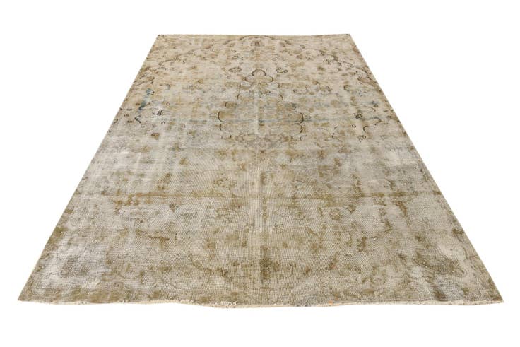 Detail image of 6' 1 x 10' 3 Hand Knotted Ultra Vintage Persian Wool Rug