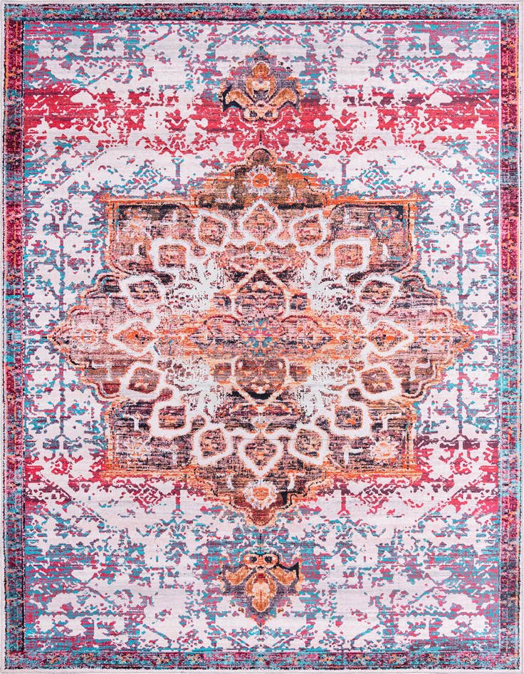 Detail image of 10' 6 x 14' Washable Renaissance Rug