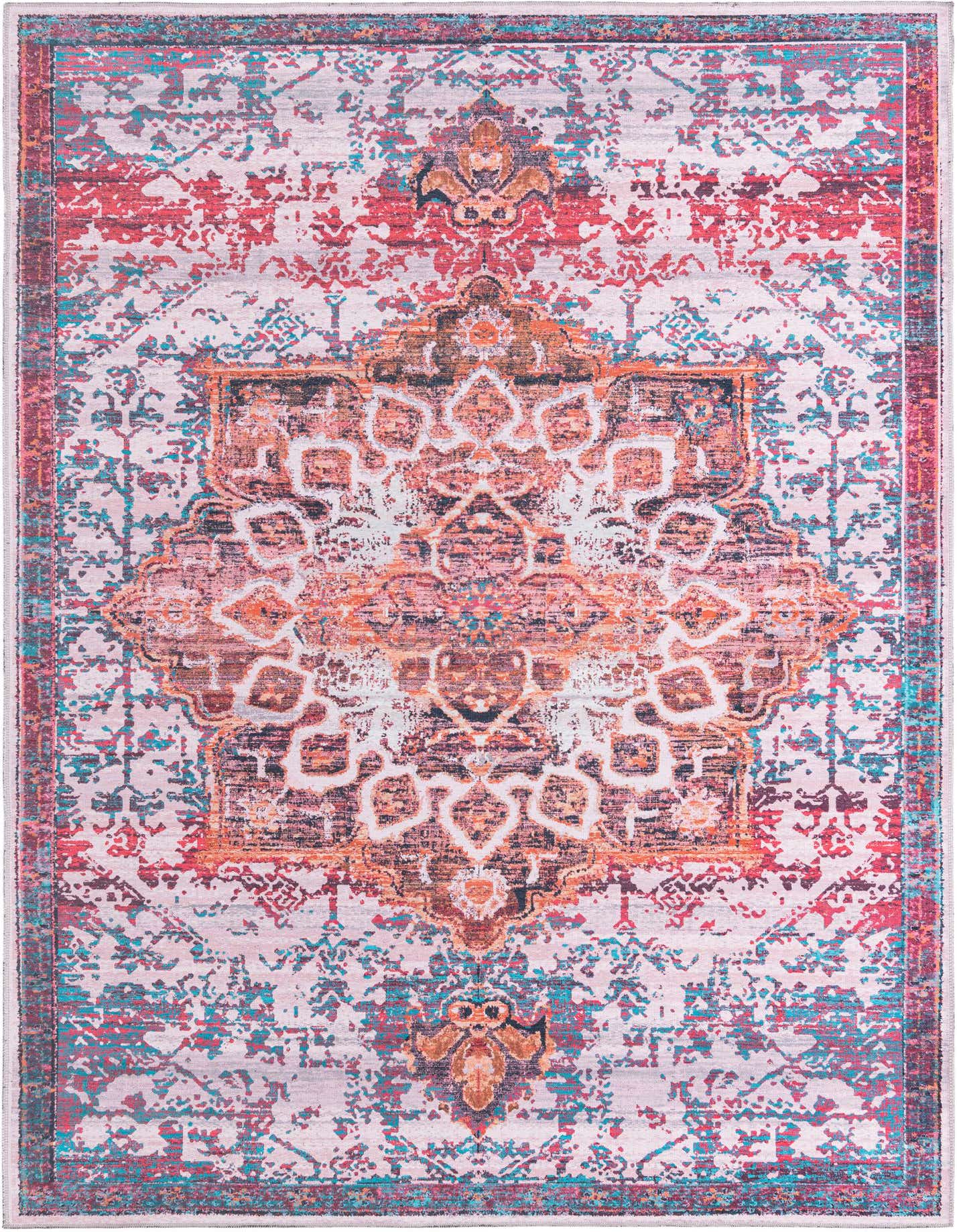 Primary image 7' 3 x 10'  Washable Renaissance Rug