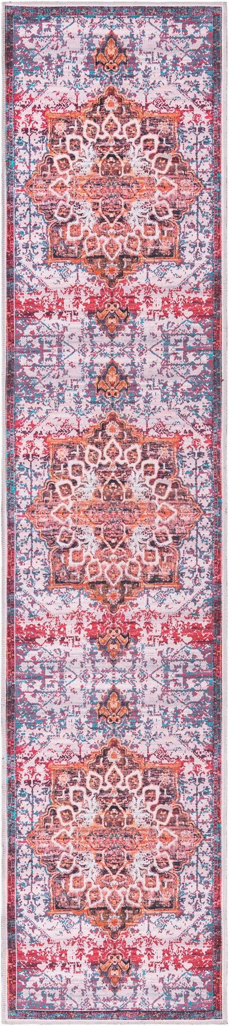 2' 7 x 12' Washable Francesca Runner Rug