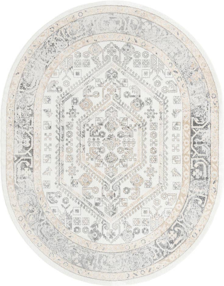 Detailansicht von 240cm x 305cm Aurelia Oval Teppich