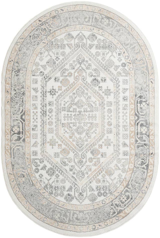 Detail image of 6' 1 x 9' Aurelia Oval Rug