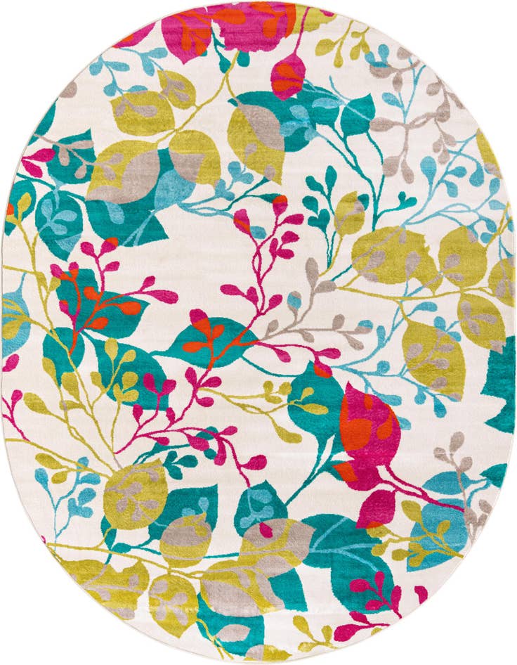Detail image of 7' 10 x 10' Azalea Oval Rug