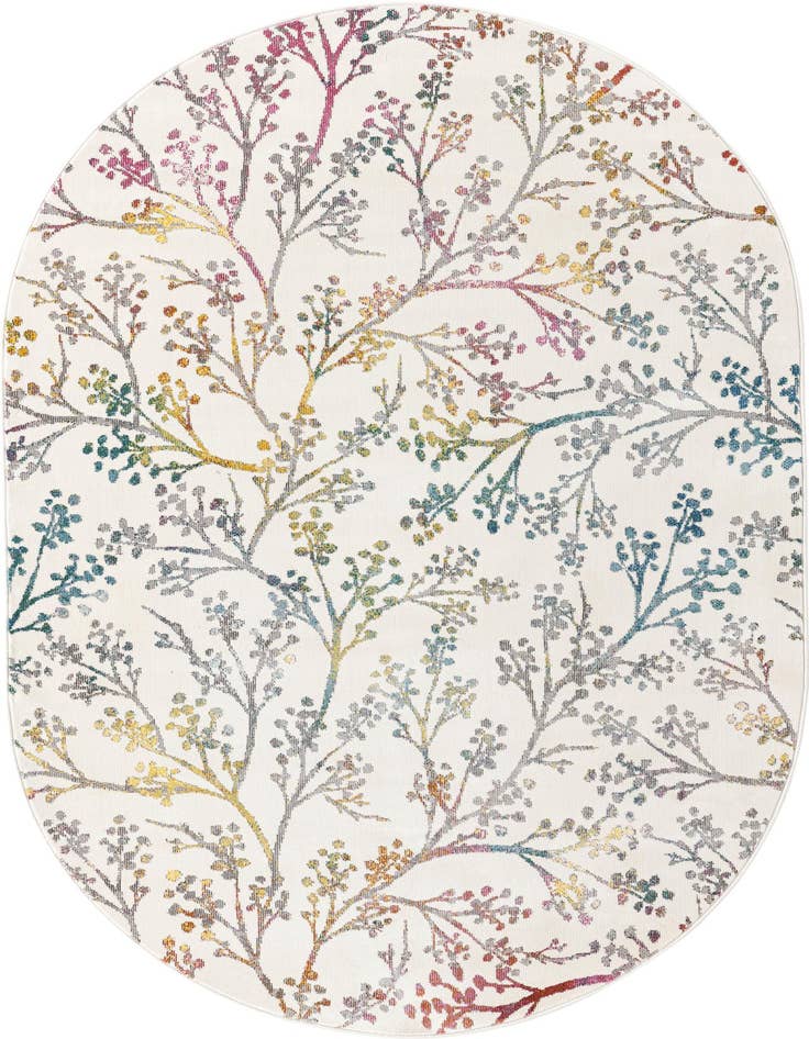 Detail image of 5' 3 x 7' 10 Blossom Oval Rug