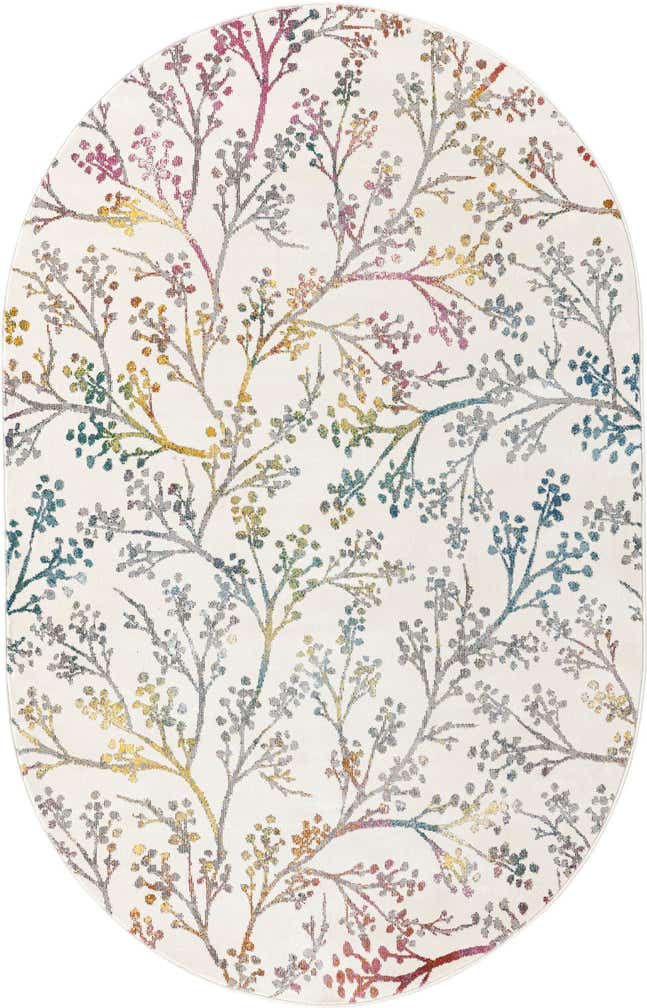 160cm x 240cm Blossom Alfombra Óvalo
