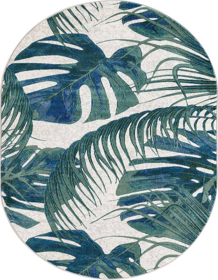 Detail image of 4' x 6' Blossom Oval Rug