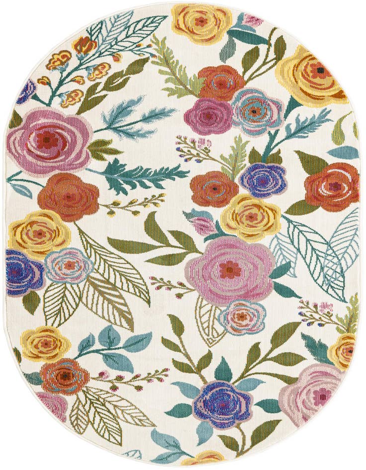 Detail image of 3' 3 x 5' 3 Blossom Oval Rug