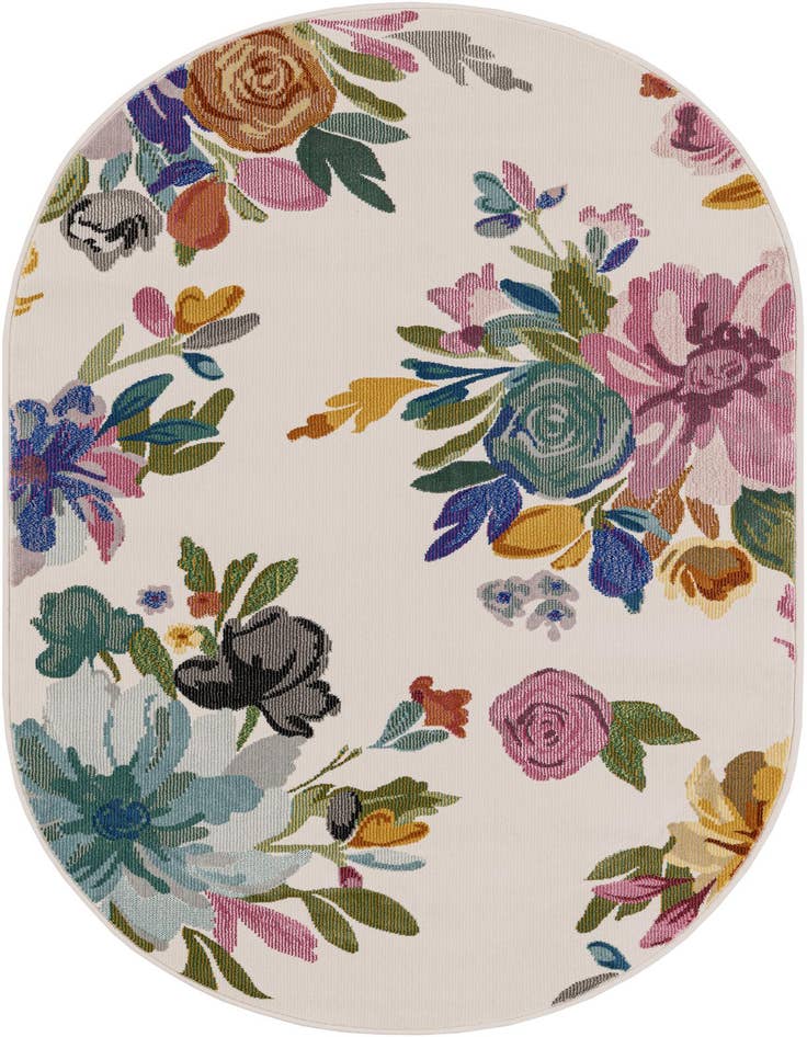 Detail image of 3' 3 x 5' 3 Blossom Oval Rug
