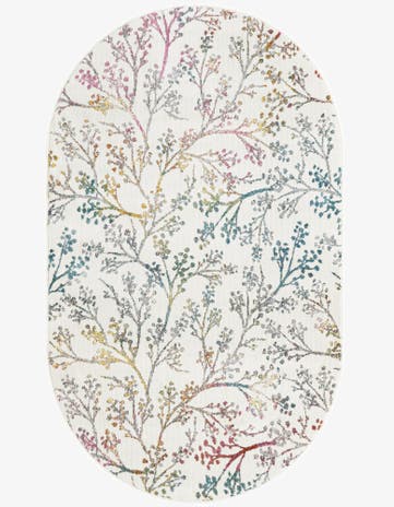 3' 3 x 5' 3 Blossom Oval Rug